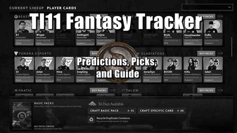 fantasy tracker dota 2.